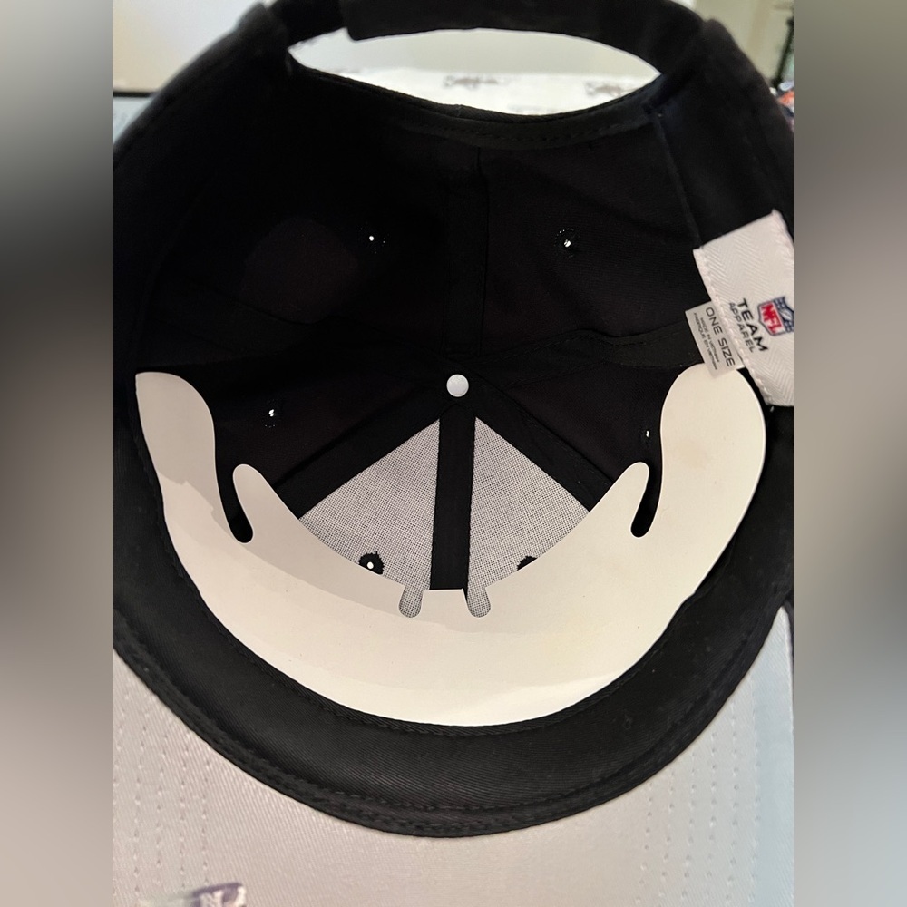 NFL Team Apparel Baltimore Ravens Black Cap, one size adjustable - Picture 8 of 8